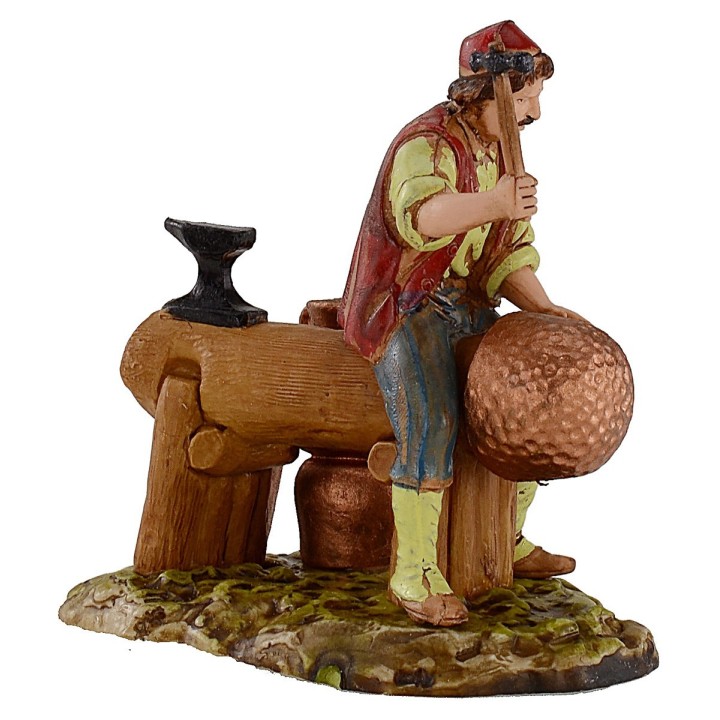 Coppersmith scene series 10 cm Landi Moranduzzo
