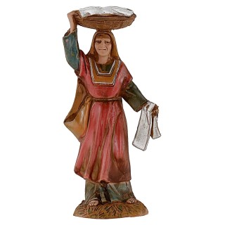 Woman with basket on her head 10 cm Landi Moranduzzo cost.