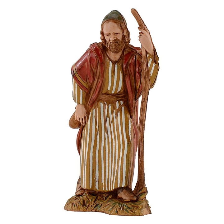 Viejo con bastón 10 cm Landi Moranduzzo const. 