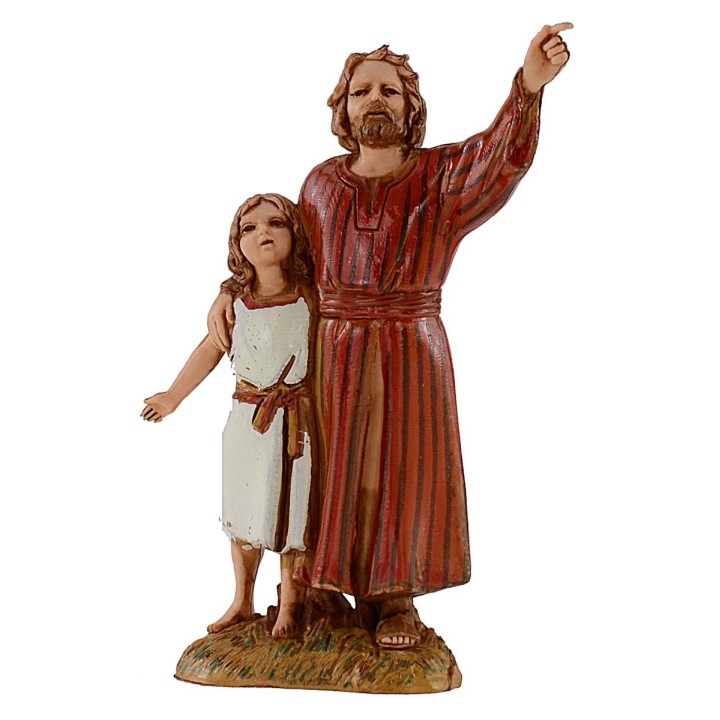 Uomo e bambina 10 cm Landi Moranduzzo cost. 