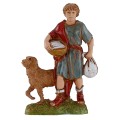 Boy with dog 10 cm Landi Moranduzzo