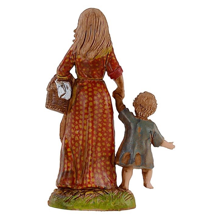 Woman with child 10 cm Landi Moranduzzo