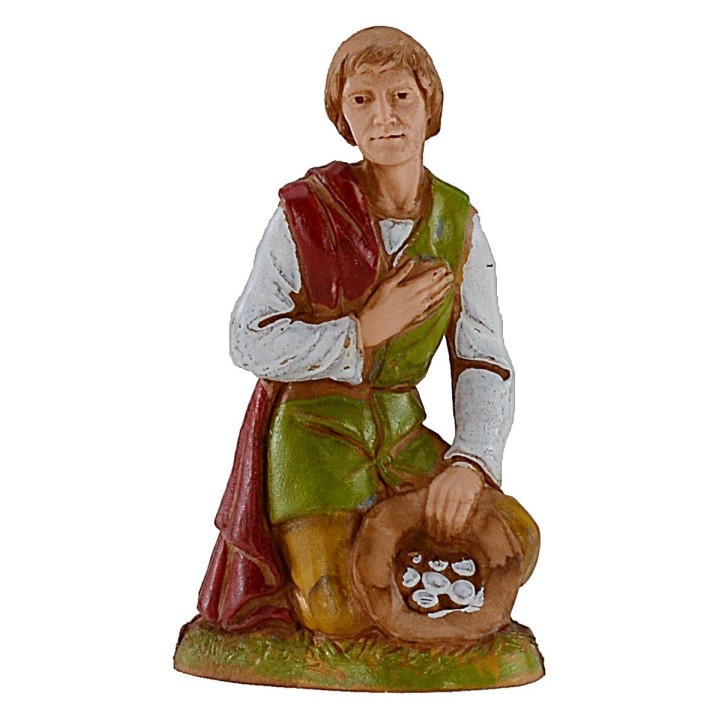 Set 8 personaggi per presepe 10 cm Landi Moranduzzo