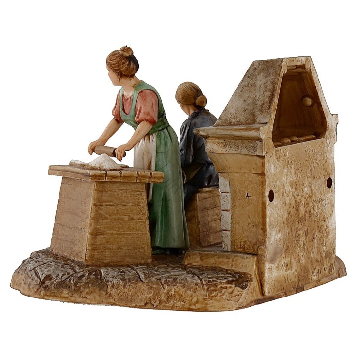 Scene women in the kitchen 10 cm Landi Moranduzzo