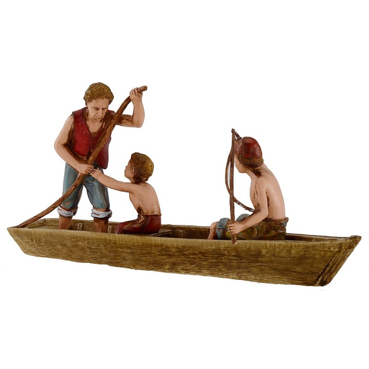 Pescadores en barco serie 10 cm Landi Moranduzzo