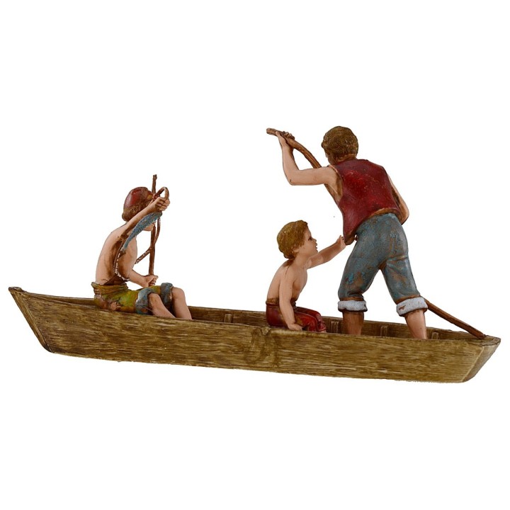 Pescadores en barco serie 10 cm Landi Moranduzzo