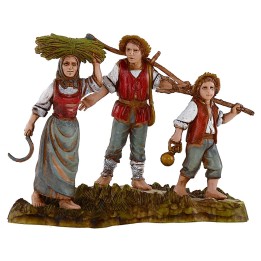 Peasant family 10 cm Landi Moranduzzo