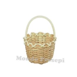 Cesta de mimbre ø cm 3