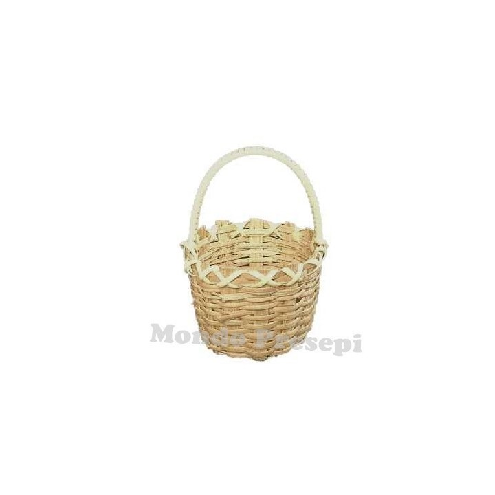 Wicker basket ø cm 3