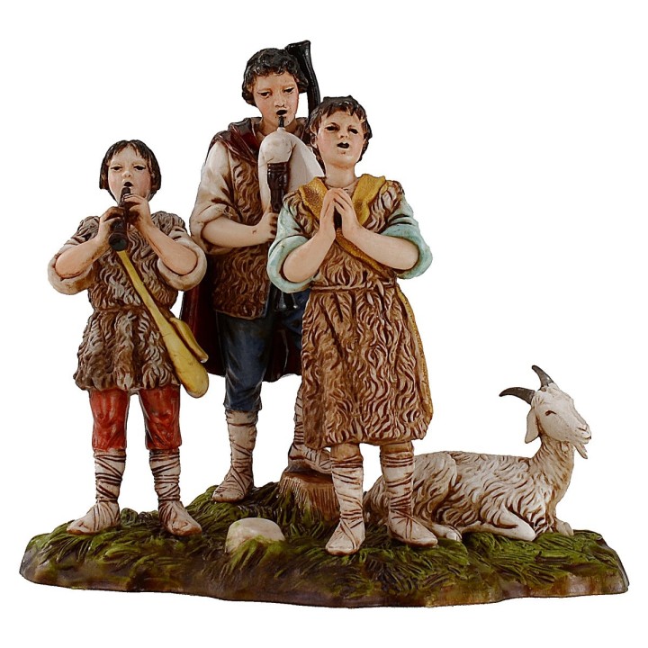 Zampognari con cabra 10 cm Landi Moranduzzo