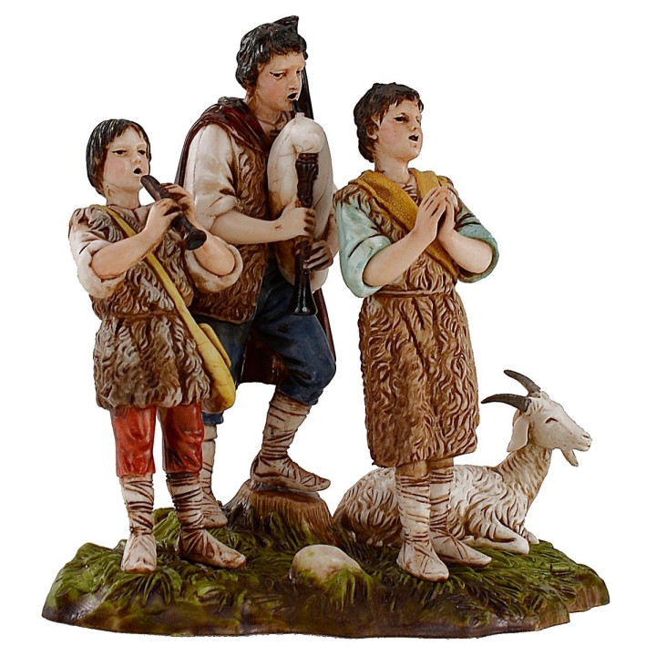 Zampognari con capra 10 cm Landi Moranduzzo