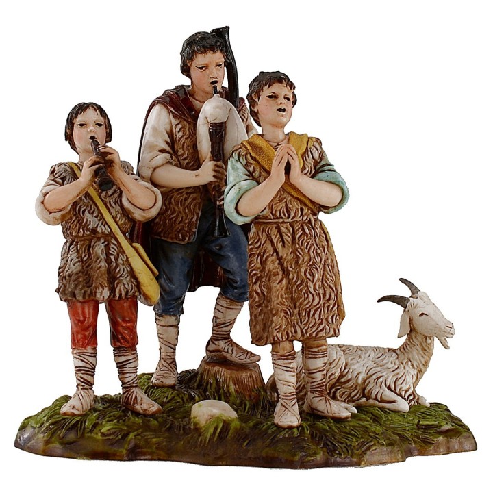 Zampognari con cabra 10 cm Landi Moranduzzo