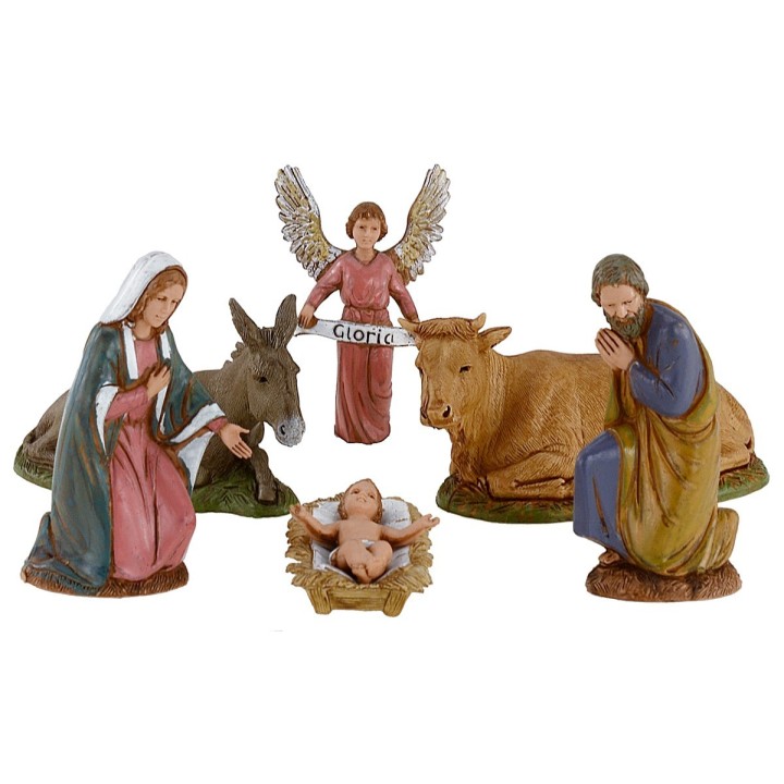Natività 6 soggetti serie 10 cm Landi Moranduzzo