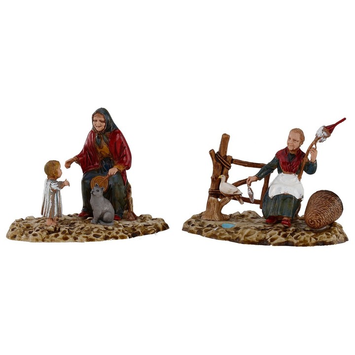 Old women resting series 10 cm Landi Moranduzzo