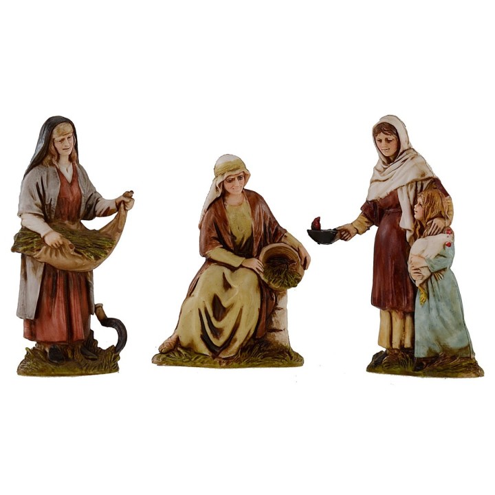 Set 3 donne serie 10 cm Landi Moranduzzo cost. 