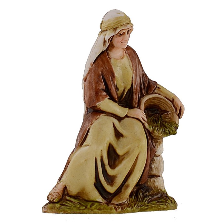Donna su muretto serie 10 cm Landi Moranduzzo cost. 