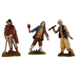 Conjunto de 3 estatuas 10 cm Landi Moranduzzo
