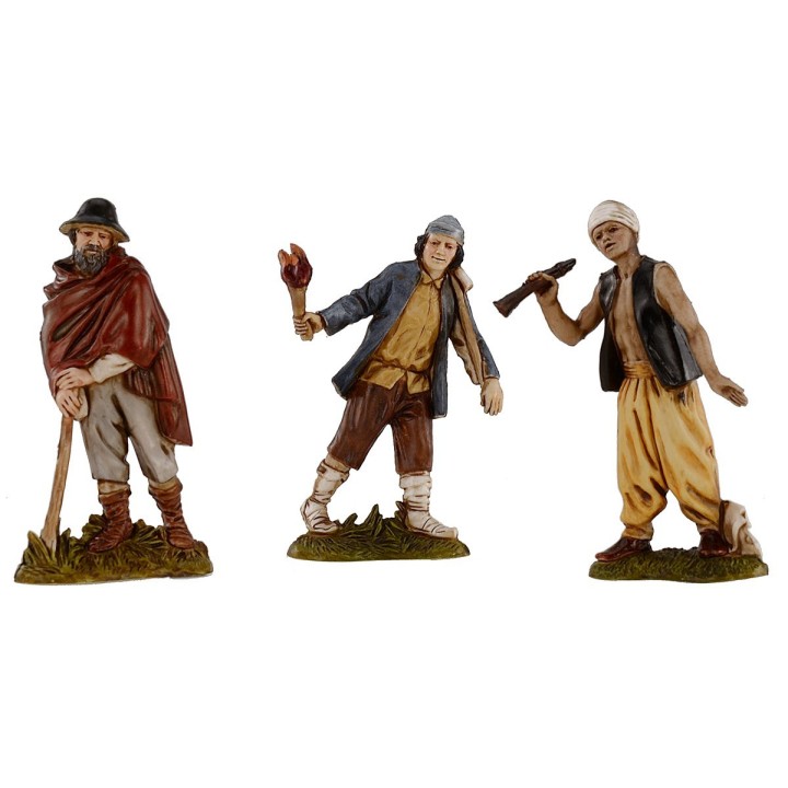 Set of 3 statues 10 cm Landi Moranduzzo