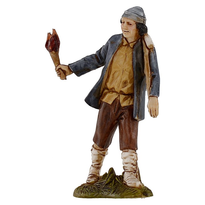 Hombre con antorcha 10 cm Landi Moranduzzo
