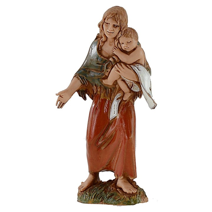 Set 4 statue 10 cm Landi Moranduzzo