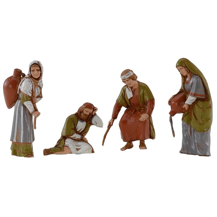 Set 4 Statue serie 10 cm Landi Moranduzzo cost. 