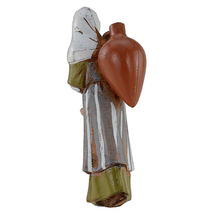 Woman with shoulder amphora 10 cm Landi Moranduzzo cost.