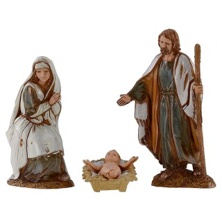 Natività 3 soggetti 10 cm Landi Moranduzzo cost. 