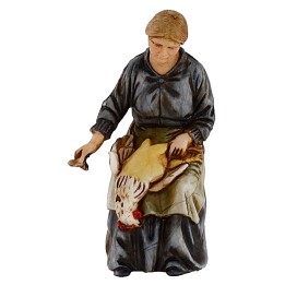 Woman plucking 10 cm series Landi Moranduzzo