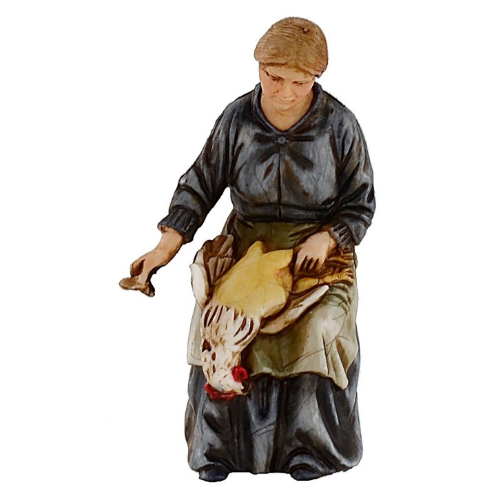 Mujer desplumando serie 10 cm Landi Moranduzzo