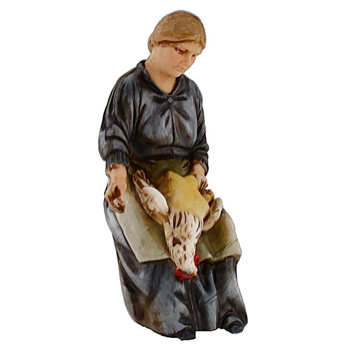 Woman plucking 10 cm series Landi Moranduzzo