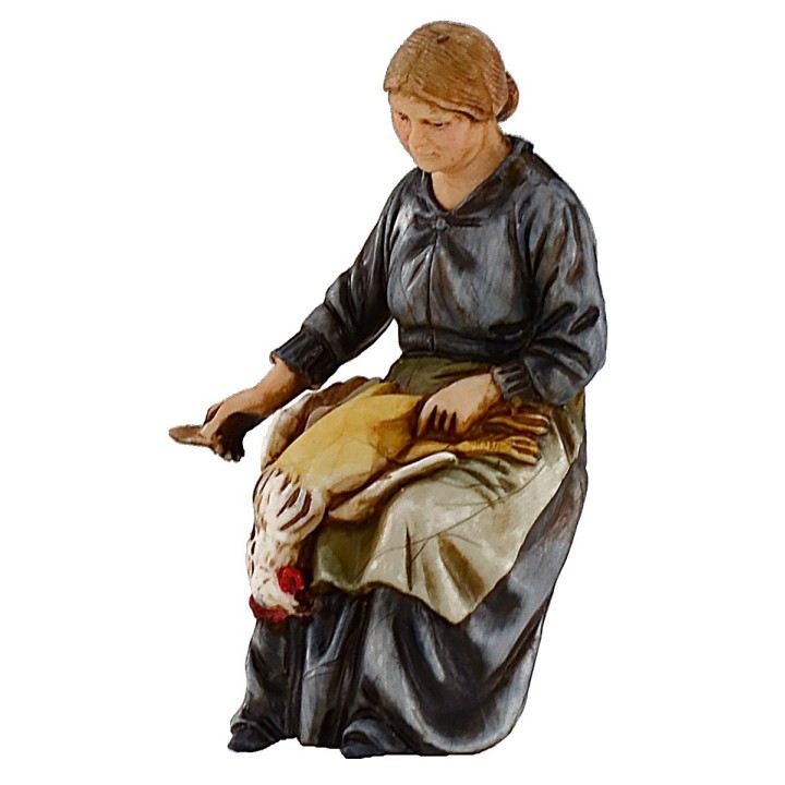 Mujer desplumando serie 10 cm Landi Moranduzzo