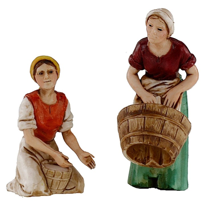 Conjunto ordeñadora y lavandera serie 10 cm Landi Moranduzzo