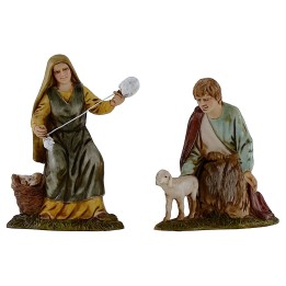 Set de 2 personajes serie 10 cm Landi Moranduzzo