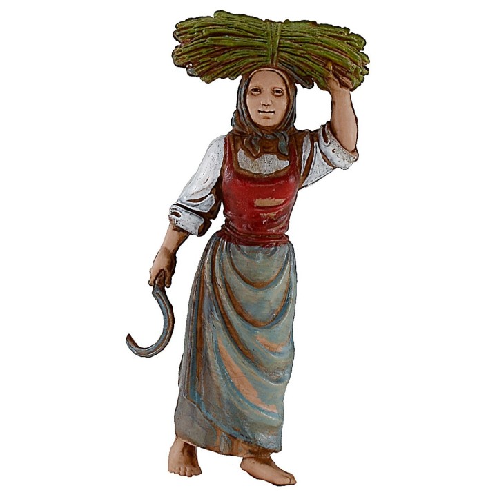 Peasant family set 10 cm series Landi Moranduzzo