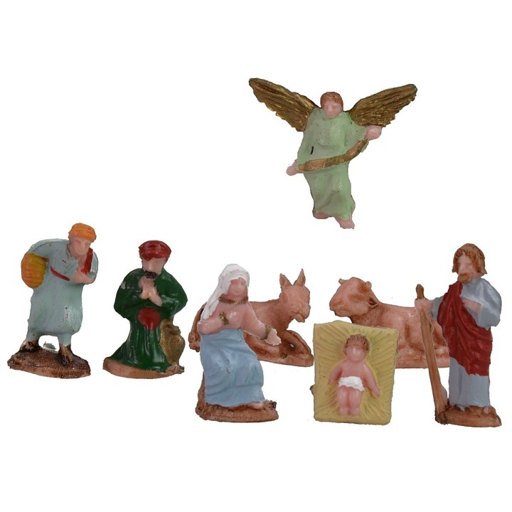 Natività cm 1,5 set 8 pezzi