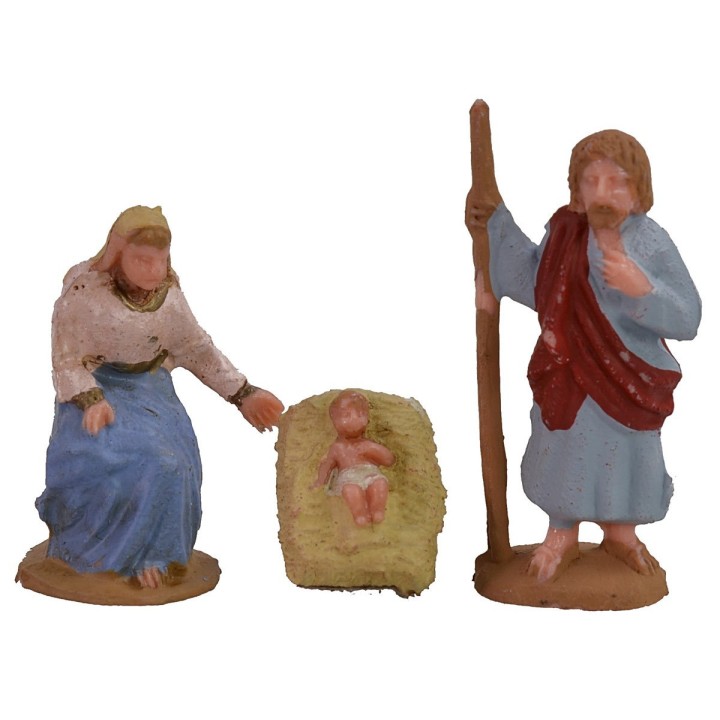 The chapel of the manger 3.5 cm coated lux set of 6 pieces