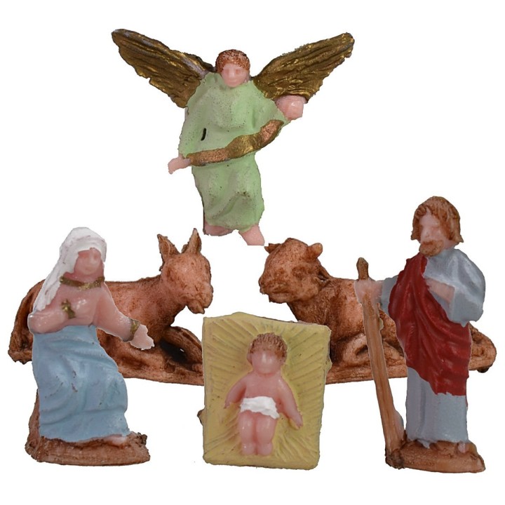 Nativity cm 1,5 set 6 pieces