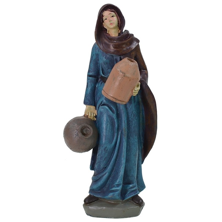 Resin woman with amphorae 20 cm