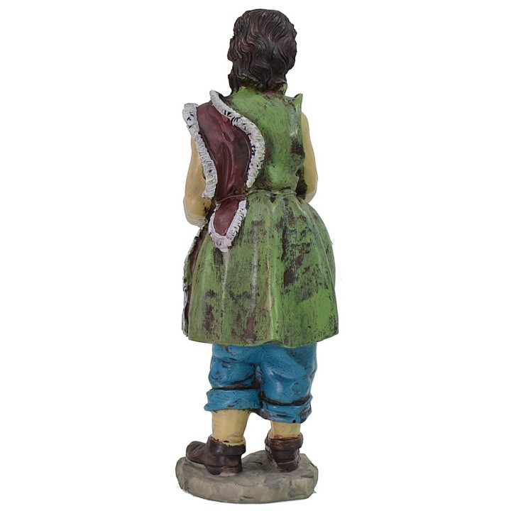 Uomo con anfora in resina 25 cm