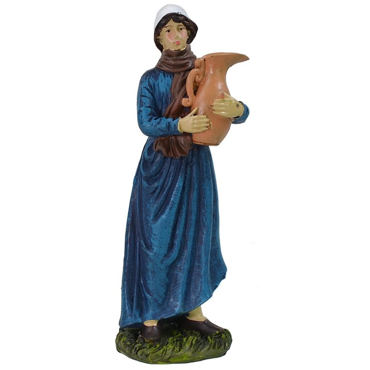 Mujer con jarra de resina 25 cm