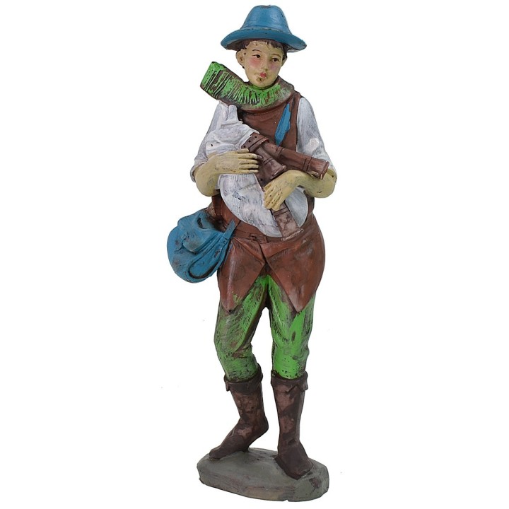 Young piper in resin 25 cm