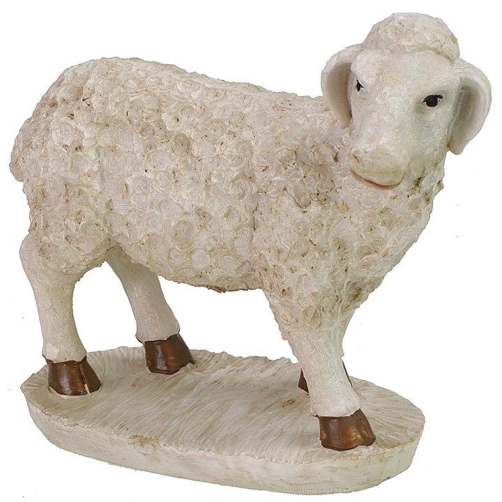 Resin sheep for 30-40 cm tall statues