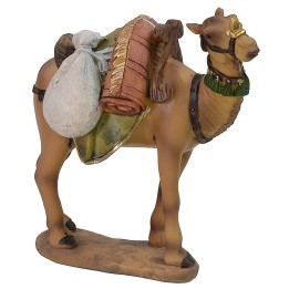 Camello de resina con silla cm 13 h
