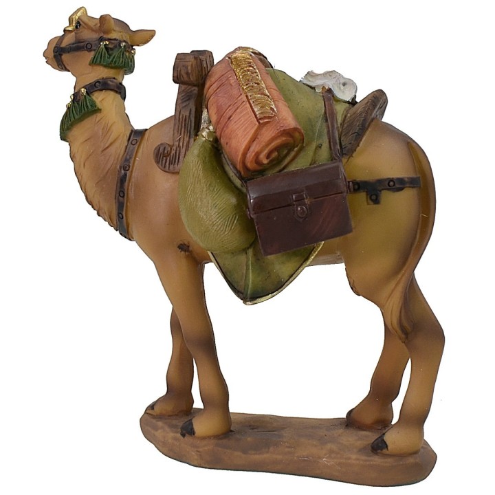 Resin camel with saddle cm 13 h