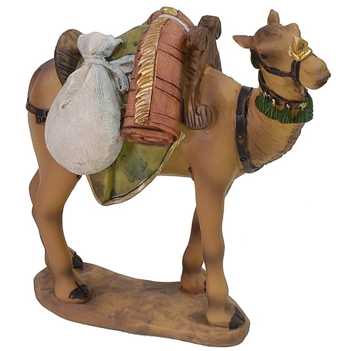 Resin camel with saddle cm 13 h