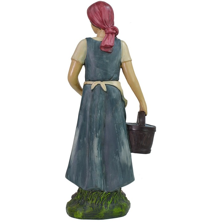 Woman with bucket in resin series 40 cm