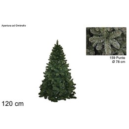 Árbol de Navidad de las baldosas con 159 puntas, 120 cm de