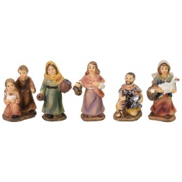 Set 5 statue 5 cm in resina presepe