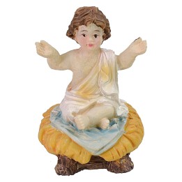 Niño Jesús sentado en la cuna 5,5 cm