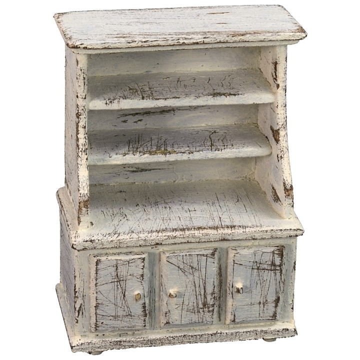 Credenza bianca con ripiani cm 8x5x11 h